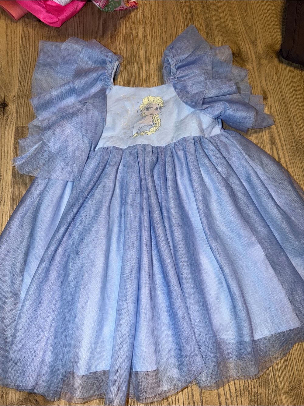 Elsa Light Blue and purple- periwinkle- Tulle Princess Dress with